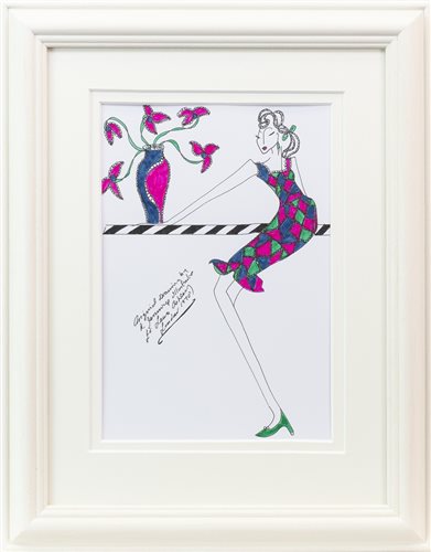Lot 37 - AN ORIGINAL ILLUSTRATION FOR LAURA ASHLEY, BY ROZ JENNINGS