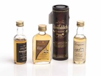 Lot 1277 - FOUR SINGLE MALT SCOTCH WHISKY MINIATURES To...