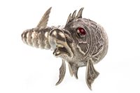 Lot 824 - AN IMPRESSIVE SPANISH SILVER ARTICULATED FISH