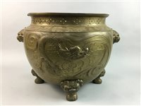 Lot 78 - A CHINESE BRASS PLANTER