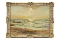 Lot 481 - EVENING LIGHT, AN OIL ON CANVAS BY SIR JAMES LAWTON WINGATE