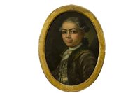 Lot 648 - A PAIR OF PORTRAITS IN OVAL FRAMES