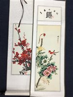 Lot 62 - A LOT OF CHINESE PAINTED SCROLLS
