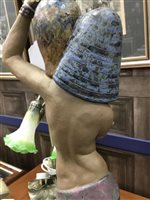 Lot 190 - A LLADRO FIGURE OF AN EGYPTIAN WATER CARRIER