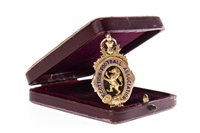 Lot 904 - A GOLD SCOTTISH CUP MEDAL AWARDED TO WILLIAM CRINGAN
