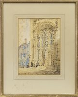 Lot 677 - A PAIR OF WATERCOLOURS, ATTRIBUTED TO SAMUEL PROUT