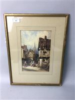 Lot 154 - A WATERCOLOUR OF NORWICH IN THE MANNER OF SAMUEL PROUT