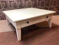 Lot 209 - A MODERN COFFEE TABLE