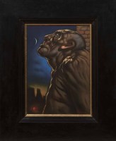 Lot 2167 - * PETER HOWSON OBE, THE JUDGEMENT oil on...