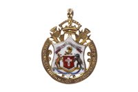 Lot 85 - AN INVERNESS SPORTS MEDAL AND HEART PENDANT