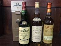 Lot 3 - GLENLIVET AGED 12 YEARS, ARRAN FOUNDER'S RESERVE & SYNDICATE 58/6 12 YEARS OLD