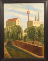 Lot 2171 - * MARTIN KANE, AFTERNOON IN BERLIN oil on...