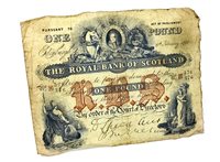 Lot 617 - THE ROYAL BANK OF SCOTLAND £1, 1922