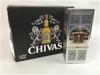 Lot 110 - A LOT OF SIX BOTTLES OF CHIVAS REGAL 12 YEARS OLD