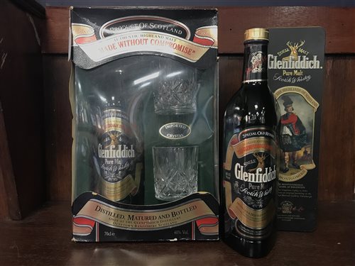Lot 21 - TWO BOTTLES OF GLENFIDDICH SPECIAL OLD RESERVE