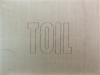 Lot 287 - TOIL, A MIXED MEDIA ON CANVAS BY CRAIG MULHOLLAND FROM THE GYMNASIA EXHIBITION