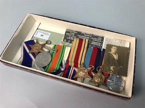 Lot 59 - A SERVICE MEDAL GROUP AWARDED TO D. GANNON