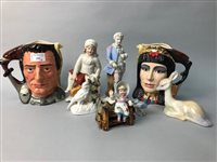 Lot 119 - A LOT OF TWO ROYAL DOULTON CHARACTER JUGS