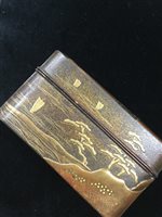 Lot 1017 - A JAPANESE GILT LACQUERED BOX