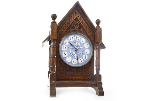 Lot 1409 - AN ARCHITECTURAL CLOCK