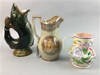 Lot 337 - A LOT OF POOLE POTTERY, ALONG WITH A GLUG JUG AND THREE OTHERS