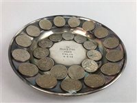 Lot 342 - A SILVER DISH