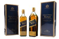 Lot 1123 - JOHNNIE WALKER BLUE LABEL ONE LITRE & 70CL