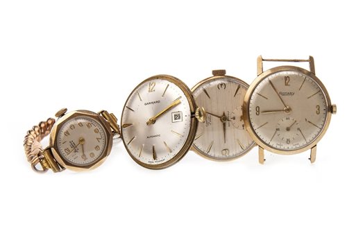 Lot 790 - A COLLECTION OF NINE CARAT GOLD WATCHES