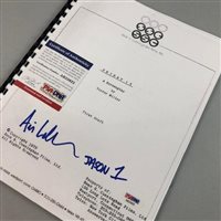 Lot 352 - A SCREENPLAY SCRIPT OF FRIDAY 13 (1980 FILM) SIGNED BY ARI LEHMAN