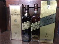Lot 8 - TWO BOTTLES OF JOHNNIE WALKER GOLD LABEL CENTENARY BLEND AGED 18 YEARS
