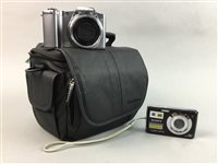 Lot 394 - A SONY CYBER-SHOT CAMERA AND AN OLYMPUS SZ-14 CAMERA