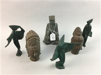 Lot 319 - A LOT OF METAL TIBETAN BUSTS