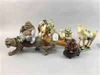 Lot 320 - A LOT OF ASIAN CERAMIC FIGURE GROUPS