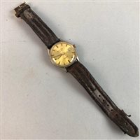 Lot 323 - A LOT OF WATCHES ALONG WITH A SUNDIAL COMPASS