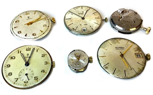 Lot 769 - A COLLECTION OF VARIOUS WATCH DIALS AND MOVEMENTS