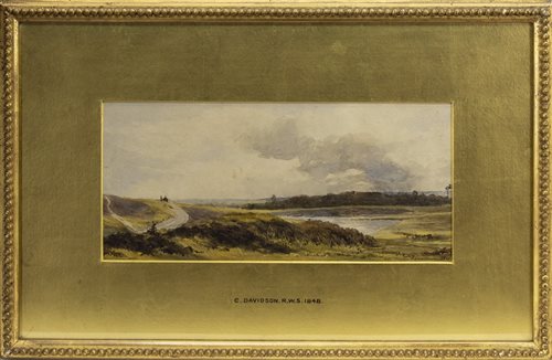 Lot 668 - REDHILL, SURREY, A WATERCOLOUR BY CHARLES DAVIDSON