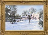 Lot 106 - WINTER LANDSCAPE, AN OIL BY CLIVE MADGWICK