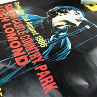 Lot 415 - AN ORIGINAL POSTER FOR OASIS AT LOCH LOMOND, 1996