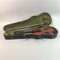 Lot 456 - A VIOLIN BEARING LABEL FOR RUDDIMAN