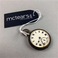 Lot 478 - A FOB WATCH AND COINS