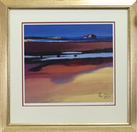 Lot 702 - BASS ROCK, A LIMITED EDITION PRINT BY PAM CARTER