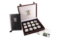 Lot 507 - A LADY OF THE CENTURY SILVER PROOF COLLECTION
