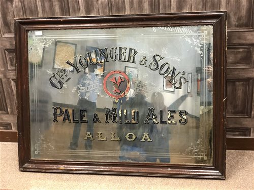 Lot 969 - A VICTORIAN GEORGE YOUNGER & SONS PUB ADVERTISING MIRROR