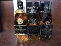 Lot 28 - THREE ANTIQUARY 12 YEARS OLD