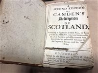 Lot 971 - A SECOND EDITION OF CAMDEN'S DESCRIPTION OF SCOTLAND, BY WILLIAM CAMDEN (1551-1623)