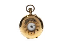 Lot 757 - A LADY'S CONTINENTAL GOLD FOB WATCH