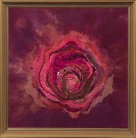 Lot 2265 - * SALLY COVERLY MOODIE (HARKNESS), PINK ROSE...