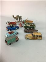 Lot 198 - A LOT OF DINKY AND CORGI DIE CAST MODEL VEHICLES