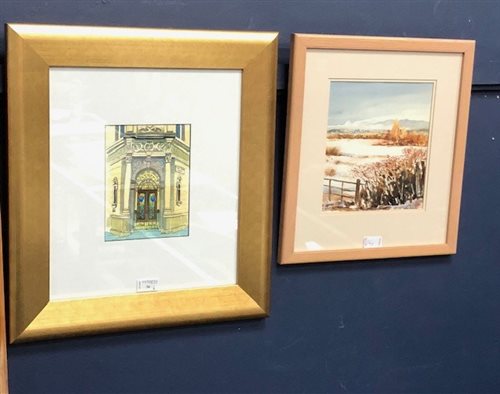 Lot 36 - TWO SIGNED WATERCOLOURS BY ERIC DOIG AND ALISTAIR ANDERSON