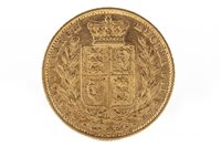 Lot 515 - A GOLD SOVEREIGN, 1853